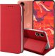 Hello Case ETUI Z KLAPKĄ DO Motorola Moto G04 / G24 / E14 CZERWONE MAGNETYCZNE 1