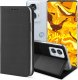 Hello Case ETUI Z KLAPKĄ DO Motorola Edge 50 Fusion CZARNE ZAMYKANE MAGNETYCZNE 1