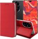 Hello Case ETUI Z KLAPKĄ DO Honor 200 Pro CZERWONE ZAMYKANE MAGNETYCZNE 1