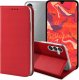 Hello Case ETUI Z KLAPKĄ DO Samsung Galaxy M15 5G CZERWONE ZAMYKANE MAGNETYCZNE 1