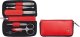 Zwilling Beauty Zestaw podróżny Zwilling Twinox  czerwone, skórzane etui, 5 elementów 1
