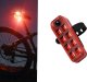 Verk Lampka rowerowa tylna oświetlenie led usb roweru Lampka rowerowa tylna oświetlenie led usb roweru 1