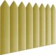 Ravio Panel tapicerowany  płotek szpiczasty - Tkanina Magic Velvet 110x30 2