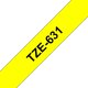 Brother TZe-631 Laminated Tape Czarny na Żółtym TZe 8 m 1.2 cm 1