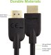 Kabel Techly TECHLY HDMI 4K 60Hz High Speed Anschlusskabel mit Ethernet schwarz 5m 5