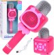 Mikrofon Jokomisiada Bezprzewodowy Mikrofon dla dzieci KARAOKE nagrywanie Bluetooth IN0168 1