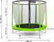 Trampolina ogrodowa SkyFlyer Trampolina ogrodowa SKYFLYER RING 2w1 180cm 6FT 4