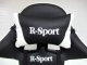 Fotel R-Sport Fotel Gamingowy K4 R-Sport BIAŁO-CZARNY z podnóżkiem+masażer 6