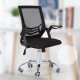 Krzesło biurowe Hedo Ergonomiczny obrotowy fotel biurowy, krzesło z siatki- czarny 2
