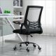 Krzesło biurowe Hedo Ergonomiczny obrotowy fotel biurowy, krzesło z siatki- czarny 3