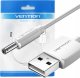 Kabel USB Vention Kabel zasilający USB do 3,5mm Barrel Jack 5V DC 1m Vention CEXWF biały 5