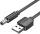 Kabel USB Vention Kabel zasilający USB do DC 5,5mm 1,5m Vention CEYBG czarny 4