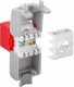 Goobay CAT 6A gniazdo Keystone RJ45, UTP, 500 MHz - Wersja kolorystyczna Czerwony 3