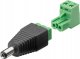 Goobay Kostka zaciskowa 2-pinowa   Wtyk DC (5,50 x 2,10 mm) 1