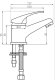 Bateria umywalkowa Ferro Bateria umywalkowa Basic stojąca, chrom 1