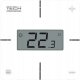 Tech Tech regulator pokojowy przewodowy R-X do listwy L-X dedykowany, biały STRXWH 3