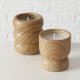Boltze Ozdobna świeca ceramiczna LEANO, Ø 6,5 cm 1