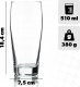 Kadax KADAX Kufel Do Piwa 510ml Szklany Szklanka Wysoka 2