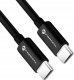 Kabel USB ForCell USB-C - USB-C 1 m Czarny 3