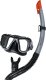 Bestway Bestway Hydro-Pro BlackSea Snorkel & Fin Set, Adult, Half face mask, Tempered glass, Assorted colours, Silicone, 43-48 10
