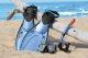 Bestway Bestway Hydro-Pro BlackSea Snorkel & Fin Set, Adult, Half face mask, Tempered glass, Assorted colours, Silicone, 43-48 31