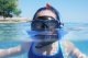 Bestway Bestway Hydro-Pro BlackSea Snorkel & Fin Set, Adult, Half face mask, Tempered glass, Assorted colours, Silicone, 43-48 43