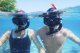 Bestway Bestway Hydro-Pro BlackSea Snorkel & Fin Set, Adult, Half face mask, Tempered glass, Assorted colours, Silicone, 43-48 47
