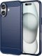 Hurtel Etui silikonowe Carbon Case do iPhone 16 - niebieskie 1