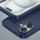 Hurtel Etui silikonowe Carbon Case do iPhone 16 - niebieskie 6