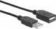 Kabel USB Manhattan USB-A - USB-A 1 m Czarny (308519) 1