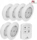 Maclean Lampa zestaw 6 LED Energy z pilotem na baterie 3xAAA (MCE165) 1