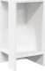 vidaXL vidaXL Stolik boczny z półką, biały, 25,5x27x60 cm 2