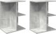 vidaXL vidaXL Stoliki nocne, 2 szt., szarość betonu, 46,5x29x61 cm 2