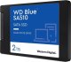 Dysk SSD WD SSD|WESTERN DIGITAL|Blue SA510|2TB|SATA 3.0|Write speed 520 MBytes/sec|Read speed 560 MBytes/sec|2,5"|TBW 500 TB|MTBF 1750000 hours|WDS200T3B0A 1