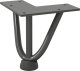 vidaXL Nogi do stołu Hairpin, 4 szt., antracyt, 10 cm, lita stal 3