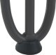 vidaXL Nogi do stołu Hairpin, 4 szt., antracyt, 10 cm, lita stal 8