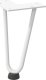 vidaXL Nogi do stołu Hairpin, 4 szt., biale, 20 cm, lita stal 4