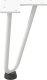 vidaXL Nogi do stołu Hairpin, 4 szt., biale, 20 cm, lita stal 6