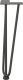 vidaXL Nogi do stołu Hairpin, 4 szt., antracyt, 42 cm, lita stal 5