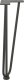 vidaXL Nogi do stołu Hairpin, 4 szt., antracyt, 42 cm, lita stal 6