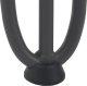 vidaXL Nogi do stołu Hairpin, 4 szt., antracyt, 42 cm, lita stal 9