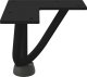 vidaXL Nogi do stołu Hairpin, 4 szt., czarne, 10 cm, lita stal 5