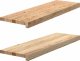 vidaXL Stopnie schodowe, 2 szt., surowe, 80x25x2 cm 2