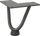 vidaXL Nogi do stołu Hairpin, 4 szt., antracyt, 10 cm, lita stal 3