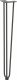 vidaXL Nogi do stołu Hairpin, 4 szt., antracyt, 72 cm, lita stal 4