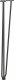 vidaXL Nogi do stołu Hairpin, 4 szt., antracyt, 72 cm, lita stal 6