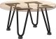 vidaXL Nogi do stołu Hairpin, 4 szt., czarne, 20 cm, lita stal 7