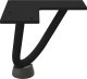 vidaXL Nogi do stołu Hairpin, 4 szt., czarne, 10 cm, lita stal 5