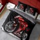Detexpol  Pościel 3D satynowa z mikrowłókna MOTOCYKL ŚCIGACZ 160x200 Detexpol 1