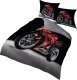 Detexpol  Pościel 3D satynowa z mikrowłókna MOTOCYKL ŚCIGACZ 160x200 Detexpol 3